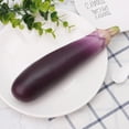 thumbnail image 5 of Sinyiin Lifelike Artificial Eggplants Simulation Fake Vegetable Photo Props Home Kitchen, 5 of 11