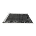 thumbnail image 2 of Ahgly Company Machine Washable Indoor Square Abstract Gray Modern Area Rugs, 3' Square, 2 of 4