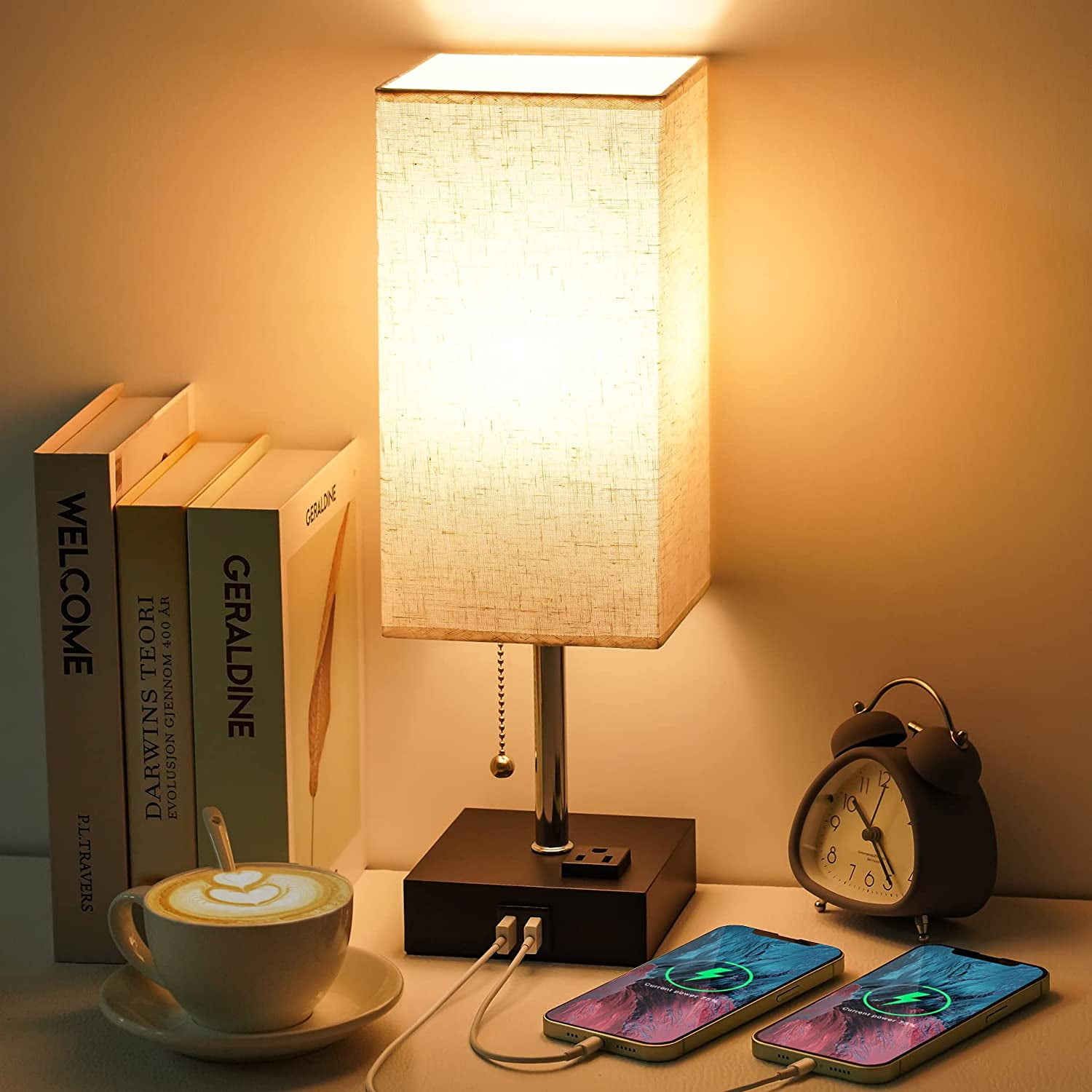 usb lamp bedside