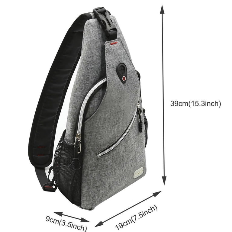 Polyester Sling Backpack Crossbody Bag Adjustable Strap Casual Daypack Polyester Sling Bag Crossbody Backpack Adjustable Strap  main image 3