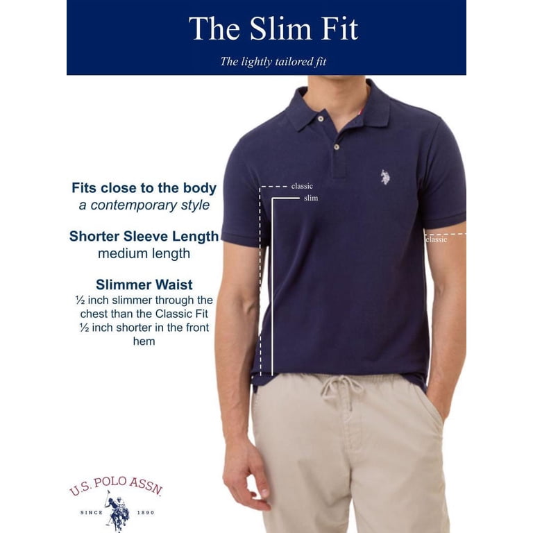 U.S. Polo Assn. Men's Slim Fit Pique Polo photo 4