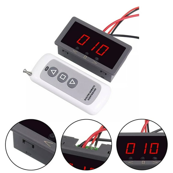 Pwm Dc Motor Speed Controller 6V 12V 24V 5A Wirless Remote Reversible Switch