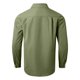 thumbnail image 3 of Camisa informal de color liso con botones para hombre: prenda cómoda de manga larga para el día a día y la playa, poliéster y algodón, tallas S-XXXL., 3 of 8
