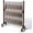 Brown, variant on Expandable Fence, 11.5FT Expandable Barricade, Portable Folding Barricade Gate with Locking Casters, Adjustable Mobile Barricade Metal Traffic Fence