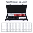thumbnail image 3 of UCanSee Retinoscopy Rack Lens Set 32pcs Optical Lenses Kit Aluminum Case, 3 of 6