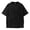 Black, variant on Boys Distressed Washed Style Basic Crewneck Tee Shirt Casual Everyday Wear Blend Top Clothes