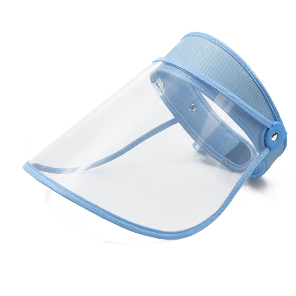 Nznd Safety Full Face Shield Cover Hat Mask Clear Flip Up Visor