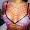 thumbnail image 1 of source 2024Wish   Summer Explosions Grid Flash  Women‘s T-shirt Jacket YX951, 1 of 7