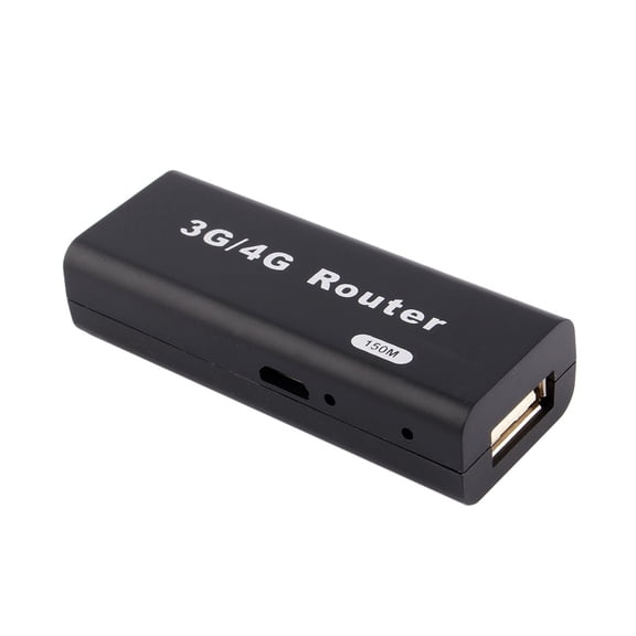 Mini WiFi Router ANGGREK Portátil 3G 4G 150 Mbps Negro