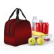 thumbnail image 5 of Easygdp Red Geometric Bolsa Térmica Premium - Tela Oxford Impermeable, Gran Capacidad, Bolsillo Frontal, Unisex para Trabajo, Escuela, Actividades al Aire Libre y Picnics, 5 of 8