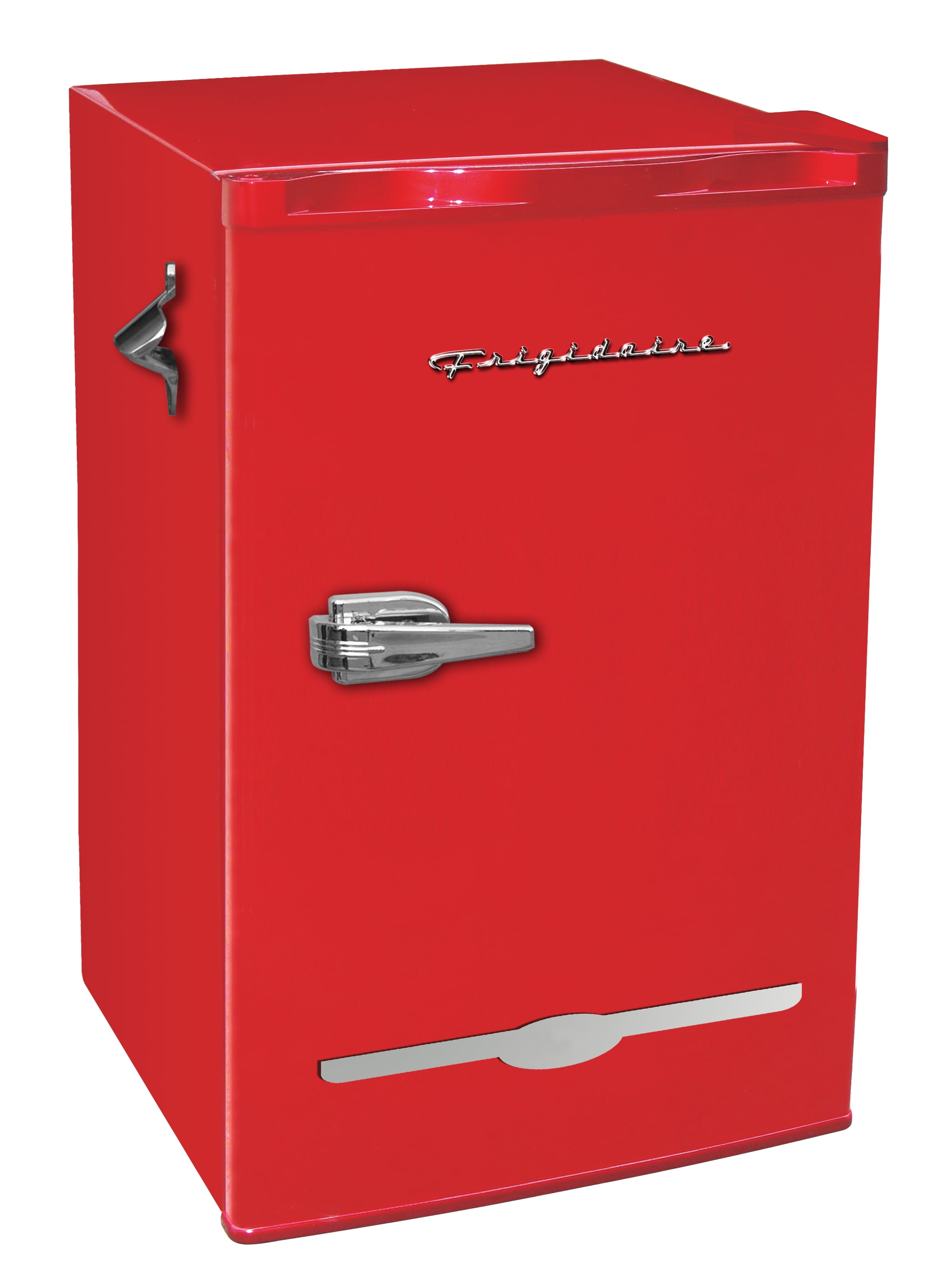 Photo 1 of **DENTED DAMAGES** Frigidaire 3.2 Cu. Ft. Retro Compact Refrigerator with Side Bottle Opener EFR376, Red