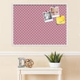 thumbnail image 3 of PinPix ArtToFrames 38x28 Custom Cork Bulletin Board    Poster Board Has a Fabric Style Canvas Finish, Framed in Satin White Frame (PinPix-470), 3 of 5