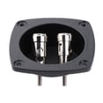 thumbnail image 2 of TISHITA Push Spring Loaded Jacks Double Binding Post Speaker Box Terminal Cup #1 1, 2 of 7