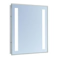 thumbnail image 2 of 2 Sides LED Hardwired Mirror Rectangle W20"H30" Dimmable 5000K, 2 of 3