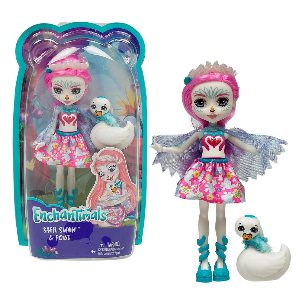 Enchantimals Saffi Swan & Poise Doll - Walmart.com - Walmart.com