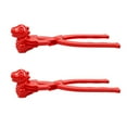 thumbnail image 1 of Dinosaur Snowball Maker Clip Maker Animal Shaped Snow Sand Mold Tool Winter Kids 2PCS, 1 of 4