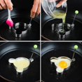 thumbnail image 4 of Fried Egg Molds, Pancake Mold Maker With Handle For Kids, Mold Non Stick For Griddle Pan 5pcs, 4 of 5
