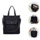 thumbnail image 1 of OULII Bandolera Negro Con Gran Capacidad Para Oficina Y Compras Liviano, 1 of 8