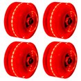 thumbnail image 4 of Sonducket Reemplazo de ruedas de patines de 8 piezas, componente modificado, accesorios de actualización universales, ruedas de patines, Ropa Deportiva, Zapatos Iluminación roja, 4 of 6