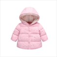 thumbnail image 5 of CradlePlanet Toddler Girls Winter Warm Windproof Waterproof Hoodie Puffer Jacket, 5 of 6