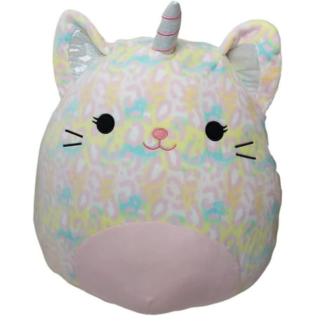 Squishmallows Official Kellytoy 14 Inch Soft Plush (Soraya The Cheetah Caticorn)