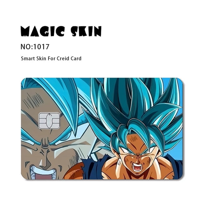 Anime PVC Sticker Film Skin Cover for Credit, Debit & Bank Cards - Dragon Ball, Naruto, One Piece Design