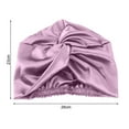 thumbnail image 6 of Yesbay Women Nightcap Soft Comfortable Faux Silk Bonnet Gentle Night Sleeping Bonnet Hair Supply, 6 of 8