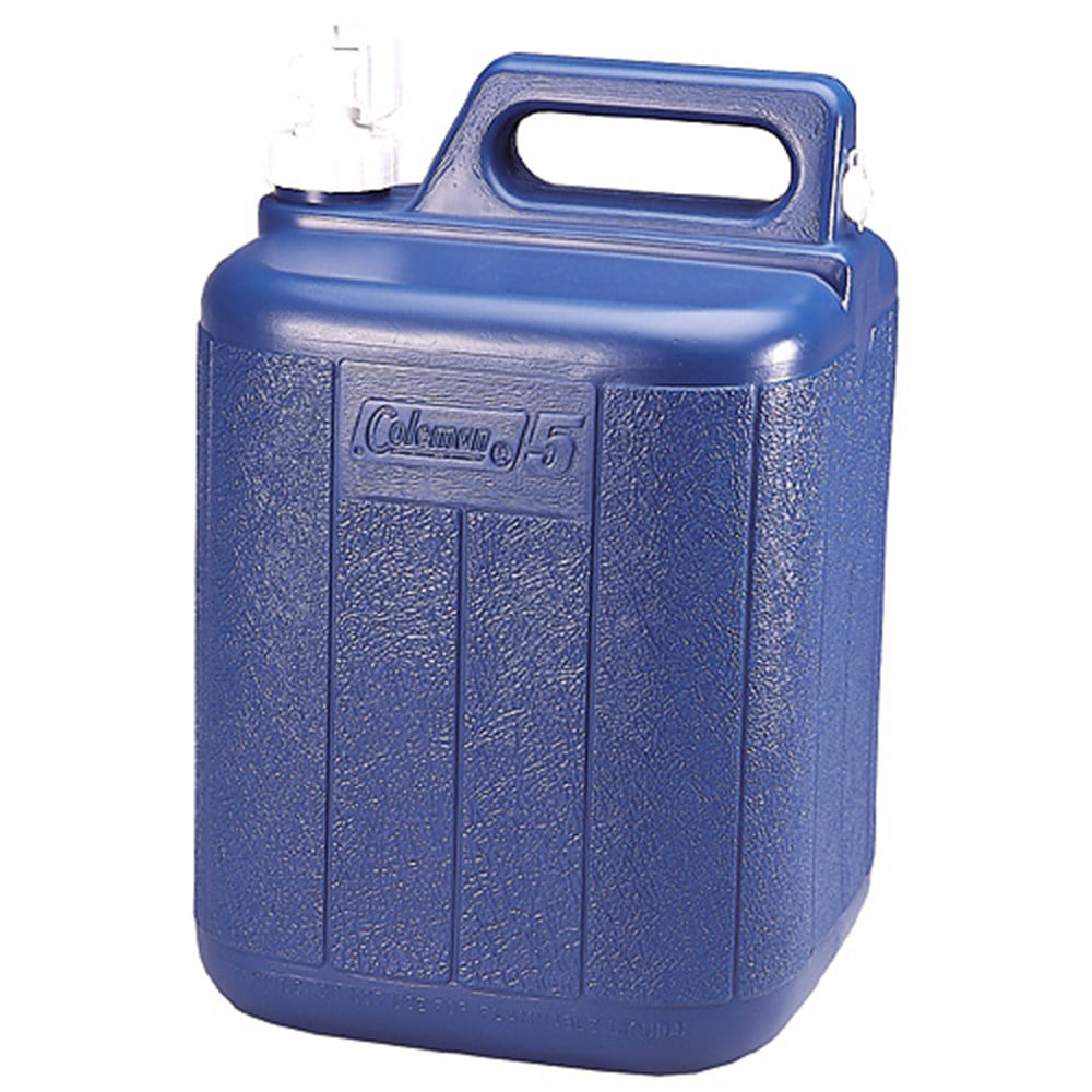 coleman jug with water carrier