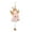 Pink, variant on Dserhfy Christmas Tree Ornament Deer Angel Doll Design Hanging Ornament Party Home Wall Door Hanging Ornament