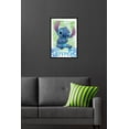 thumbnail image 2 of 14X22 Disney Lilo and Stitch - Flowers Framed Wall Poster,, 2 of 3