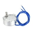 thumbnail image 2 of Synchronous Motor 100-127 VAC 4W 2.5-3 RPM/MIN CCW/CW Direction with 7mm Flexible Coupling Connector for Model, 2 of 5