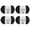 Black, variant on Crafted by Catherine Plush Chenille Yarn for Knitting, Crocheting and Amigurumi - 4 Pack (8.8 oz / 250g, 152 yards each skein), Purple, Gauge 6 Super Bulky