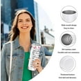 thumbnail image 4 of Always Remember You Are Braver Than You Believe Mug,Insulated Skinny Tumblers Cup Travel Coffee Mug with Lid 20oz,Reusable Stainless Steel Double Wall Positive Inspirational Gifts for Women, 4 of 6