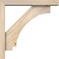thumbnail image 4 of Ekena Millwork 3 1/2"W x 18"D x 18"H Imperial Block Smooth Bracket w/ Offset Brace, Douglas Fir, 4 of 25