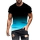 thumbnail image 1 of Mens Casual Pantalones Cortos Raya Impresión Suéter Fitness Deportes Camiseta, Poliéster Cuello Redondo Blusa para Al Aire Libre, Diario Y Primavera Verano Desgaste, 1 of 5