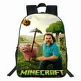 thumbnail image 6 of Minecraft Movie Printed Backpack My World Movie Student 40CM Schoolbag,1,40cm, 6 of 17