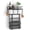 Black, variant on Wall Mounted Towel Rack for Bathroom - Bath Storage Holder Set Above Toilet, Rolled Towel Shelf Organizer,for Small Bathroom Decor