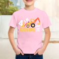 thumbnail image 2 of T-shirts d'Été pour Garçons Hauts Enfants Manches Courtes Excavatrice Graphique Imprimé Col Rond Coupe Ample Mignon Décontracté Enfant Garçon Tee Blouse 4-5 T, 2 of 4