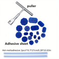 thumbnail image 1 of Kit de Réparation de Dents de Voiture 18 Pcs - Obtenez des Résultats Professionnels avec Notre Extracteur de Poignée en T en Métal & Onglets de Colle en Plastique!, 1 of 4