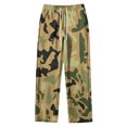 thumbnail image 6 of Dwelliawo Camo Sweatpants Men Relaxed Fit Lounge Straight Leg Elastic Waist Running Baggy Trousers Athletic Pants with Pockets Earthy Yellow 3XL, 6 of 8