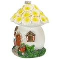thumbnail image 3 of Northlight 7.25" Solar Lighted Flower House Outdoor Garden Statue, 3 of 5