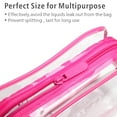 thumbnail image 6 of PACKISM Clear Toiletry Bag, 3 Pack TSA Approved Toiletry Bag Quart Size Bag, Travel Makeup Cosmetic Bag for Women Men, Carry on Airport Airline Compliant Bag, White (for age 12 or above), 6 of 7