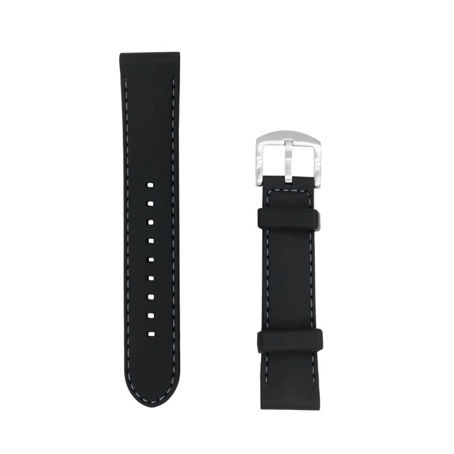 Correa para Reloj Klokker Banda Silicón Negro Gris 24mm