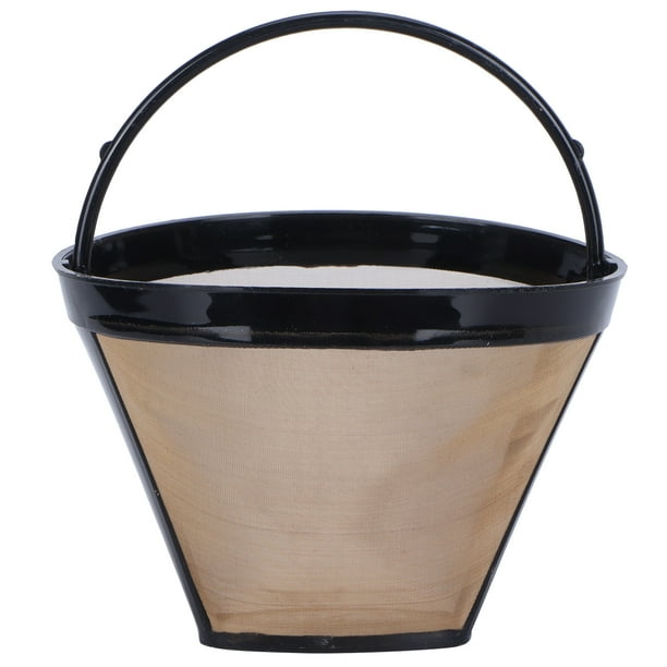 Cesta de filtro de café, filtro de café de acero inoxidable, filtro de café de cono, filtro de café ultra sensible
