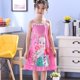 thumbnail image 1 of Frozen Anna Elsa niñas hielo seda Slings vestido verano dibujos animados niños ropa princesa vestido niños ropa de dormir tamaño 10 (106-116 cm) Gao Jinjia LED, 1 of 2