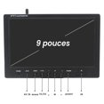 thumbnail image 2 of Cámara de respaldo inalámbrica para vehículos de 2,4 GHz Monitor LCD de 9 pulgadas para camiones, autobuses, vehículos recreativos, remolques, excavadoras 12V-24V Impermeable IP67 Ángulo 120��, 2 of 5