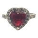 thumbnail image 5 of JOYARIS Anillo Solitario Corazón Compromiso Promesa Plata 925 Talla 8.5 AN-0000464, 5 of 5