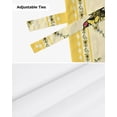 thumbnail image 6 of Daisy Flower Butterfly Kitchen Valance Curtain Window Valance for Living Room Bedroom Tie Up Valance Curtain, 6 of 6