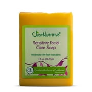 Just Nutritive Acne-Prone Facial Cleansing Bar Soap, Sensitive Skin, Salicylic Acid-Free, 2 oz