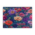 thumbnail image 5 of Yayeee Area Rugs for Living Room 5.2'x4' Non Slip Washable Bedroom Floor Carpet, Blooming Flowers Pattern, 5 of 5